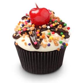 Chocolate Sundae cupcake