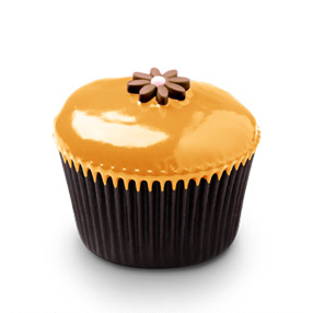 Valrhona Blonde cupcake